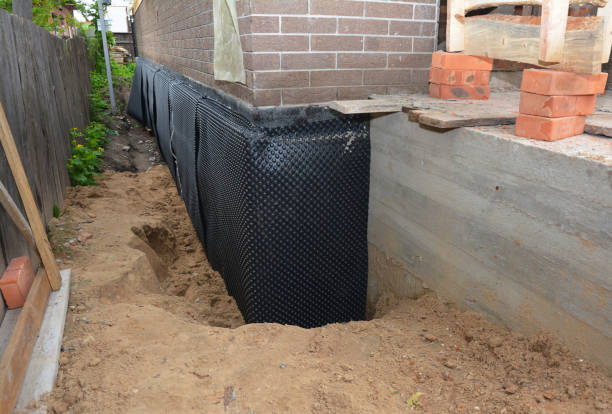 Crawl space vapor barrier installation in Gosport, IN